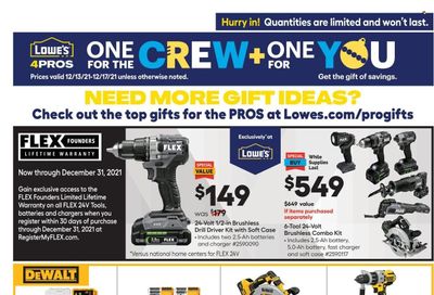 Lowe's Weekly Ad Flyer December 13 to December 20