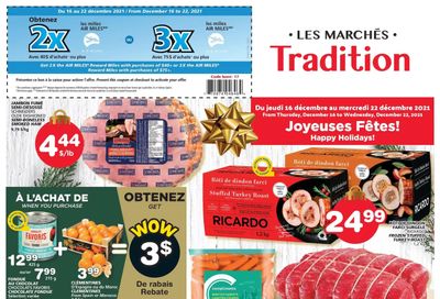 Marche Tradition (QC) Flyer December 16 to 22