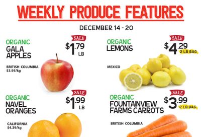 Pomme Natural Market Flyer December 14 to 20