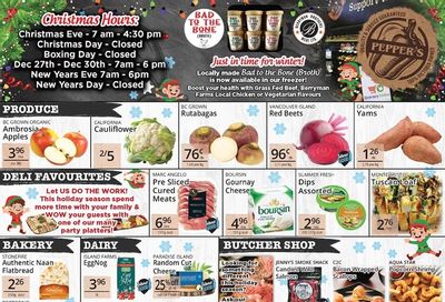 Pepper's Foods Flyer December 14 to 20