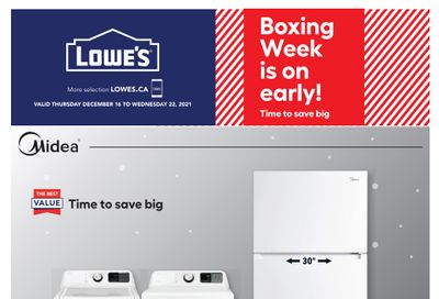 Lowe's Flyer December 16 to 22