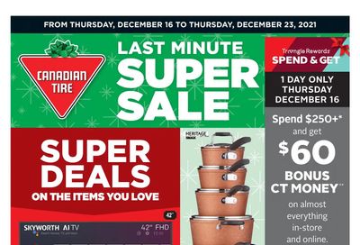 Canadian Tire (ON) Flyer December 16 to 23