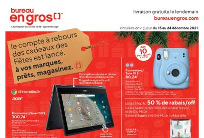 Bureau En Gros Flyer December 15 to 24