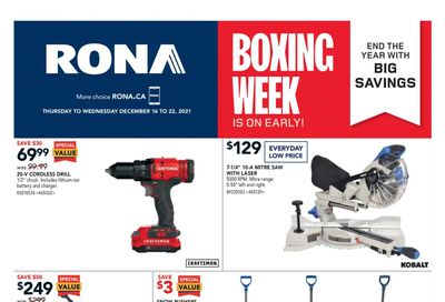 Rona (Atlantic) Flyer December 16 to 22