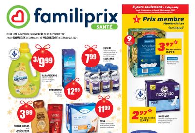 Familiprix Sante Flyer December 16 to 22