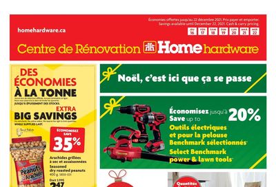 Home Hardware Building Centre (QC) Flyer December 16 to 22