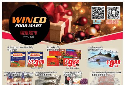 WinCo Food Mart (HWY 7) Flyer December 16 to 22