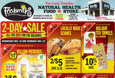 Foodsmiths Flyer December 16 to 23