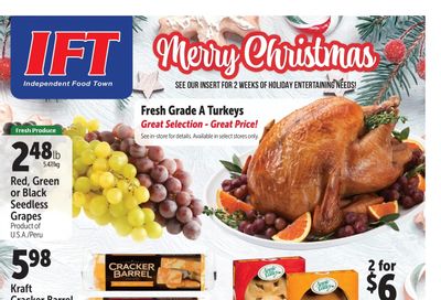IFT Independent Food Town Flyer December 17 to 30
