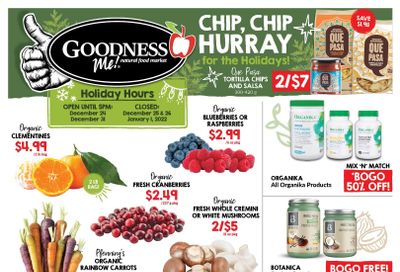 Goodness Me Flyer December 16 to January 5