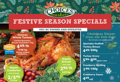 Choices Market Flyer December 16 to 24