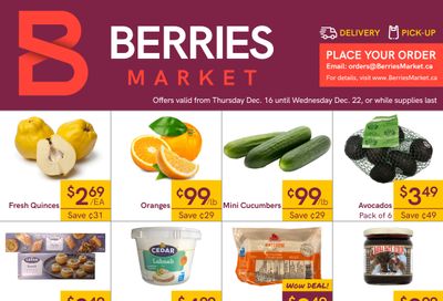 Berries Market Flyer December 16 to 22