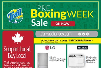 Trail Appliances (AB & SK) Flyer December 16 to 25