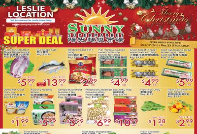 Sunny Supermarket (Leslie) Flyer December 17 to 23