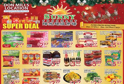 Sunny Foodmart (Don Mills) Flyer December 17 to 23