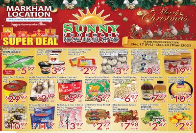 Sunny Foodmart (Markham) Flyer December 17 to 23