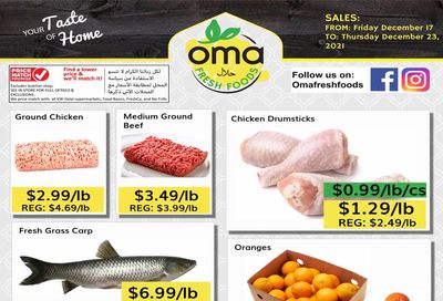 Oma Fresh Foods Flyer December 17 to 23