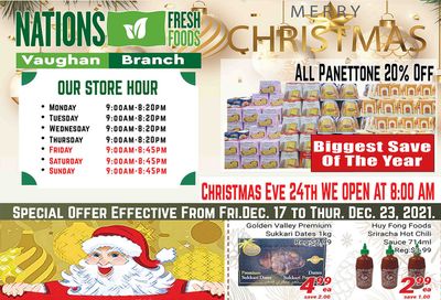 Nations Fresh Foods (Vaughan) Flyer December 17 to 23