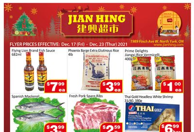 Jian Hing Supermarket (North York) Flyer December 17 to 23