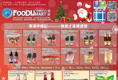 FoodyMart (HWY7) Flyer December 17 to 23