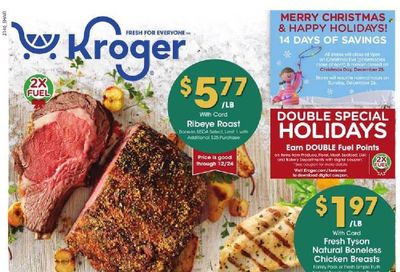 Kroger (GA, IL, LA, MI, OK, SC, TN, TX, VA) Weekly Ad Flyer December 17 to December 24