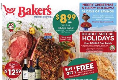 Baker's (NE) Weekly Ad Flyer December 17 to December 24