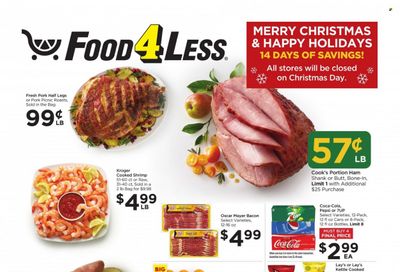Food 4 Less (IN) Weekly Ad Flyer December 17 to December 24