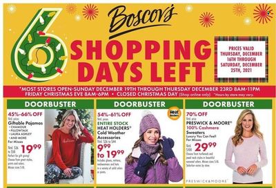 Boscov's (CT, DE, MD, NJ, NY, PA) Weekly Ad Flyer December 17 to December 24