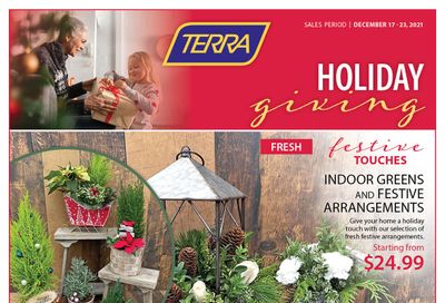 Terra Greenhouses Flyer December 17 to 23