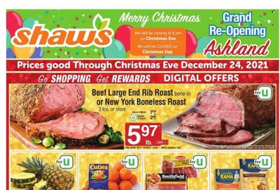 Shaw’s (MA, ME, NH, RI, VT) Weekly Ad Flyer December 17 to December 24