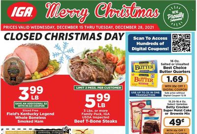 IGA Weekly Ad Flyer December 17 to December 24