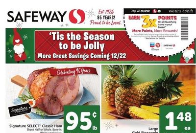 Safeway (AZ, CA, CO, HI, MD, NE, OR, VA, WA) Weekly Ad Flyer December 17 to December 24