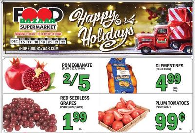 Food Bazaar (CT, NJ, NY) Weekly Ad Flyer December 17 to December 24