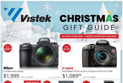 Vistek Christmas Guide Weekly Flyer December 17 to 23