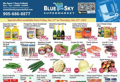 Blue Sky Supermarket (Pickering) Flyer December 17 to 23