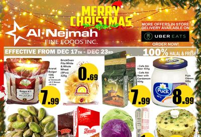 Alnejmah Fine Foods Inc. Flyer December 17 to 23
