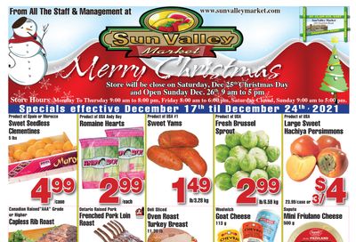Sun Valley Market Flyer December 17 to 24