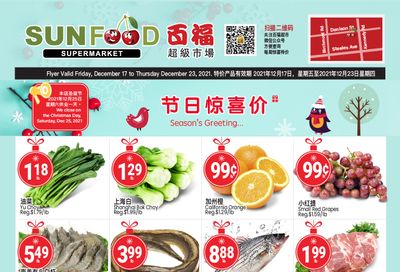 Sunfood Supermarket Flyer December 17 to 23