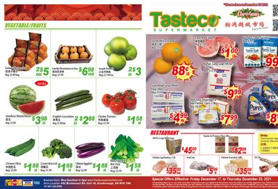 Tasteco Supermarket Flyer December 17 to 23