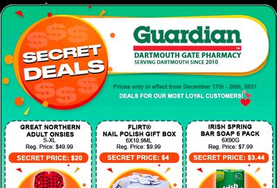 Guardian (Dartmouth Gate) Secret Deals Flyer December 17 to 20