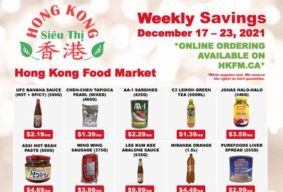Hong Kong Food Market Flyer December 17 to 23