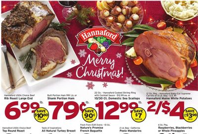 Hannaford (VT) Weekly Ad Flyer December 18 to December 25