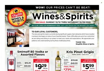 ShopRite (CT, DE, MD, NJ, NY, PA) Weekly Ad Flyer December 18 to December 25