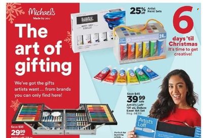 Michaels Weekly Ad Flyer December 19 to December 26