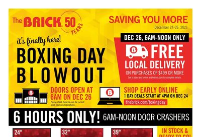 The Brick Boxing Day Flyer December 20 to 30, 2021