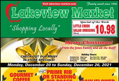 Lakeview Market Flyer December 20 to 26