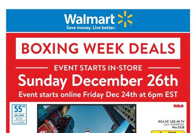 Walmart Boxing Week Deals Flyer December 26 to 29, 2021