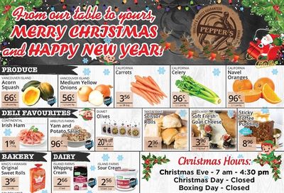 Pepper's Foods Flyer December 21 to 24