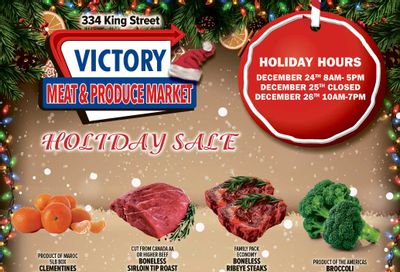 Victory Meat Market Flyer December 21 to 24