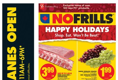 No Frills (Atlantic) Flyer December 23 to 29
